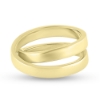 Billede af Ring dobbelt skinne 925s. forgyldt (forgyldning vil blive slidt af ved dagligt brug !)