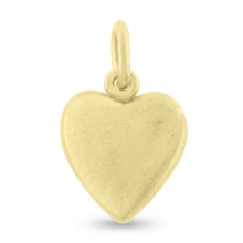 Billede af Vedhæng hjerte, massivt, ovalt øsken 14 kt., facon 18,8 gr (prisen er excl. guld)