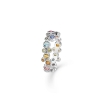 Billede af Mads Z "Luxury Rainbow" ring 14 kt hvidguld m.ægte sten (str. 50-60)
