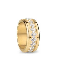 Billede af Bering Arctic Symphony Balestrino ring forgyldt stål - str. 55 (7)