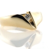 Billede af Ring med 3 mm. syn. sten 8 kt.