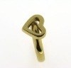 Billede af Ring m. hjerte 14 kt....................
