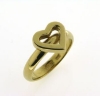 Billede af Ring m. hjerte 14 kt....................
