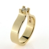 Billede af Ring fattet med brillant 0,30 w/vs. 14 kt.