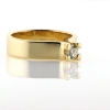 Billede af Ring fattet med brillant 0,30 w/vs. 14 kt.