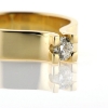 Billede af Ring fattet med brillant 0,30 w/vs. 14 kt.
