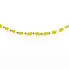 Billede af Classic by Pind Colorful ,knyttet armbånd lemon gul med sølv kugler 