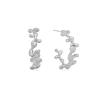 Billede af *Bach Jewellery Gnarly Grande ørecreoler sølv 