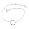 Billede af By Pind armbånd med åben cirkel sølv 12mm