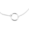 Billede af By Pind armbånd med åben cirkel sølv 12mm