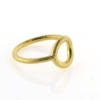 Billede af Ring Circles 11 mm. 14 kt. (overflade sand eller blank)