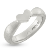 Billede af Ring hjerte, br. 5 mm. 925s (hjertering)