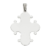 Billede af Dagmarkors blank bagside sølv 35*29 mm