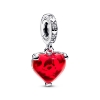 Billede af Pandora Disney Mickey & Minnie Mouse charm m. vedhæng sølv muranoglas