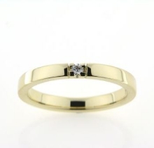 Billede af Alliancering brillant 0,05 w/vs. 14 kt.