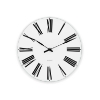 Billede af Arne Jacobsen vægur - Roman - hvid/sort - 21 cm