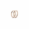 Billede af Spirit Icons Balance (XS) hoops rosaforgyldt sølv 12mm