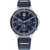 Billede af Tommy Hilfiger EVE dameur blå silikonerem 36mm mineralglas 3bar