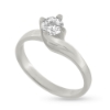 Billede af Ring m. 4 grab. fatn. syn sten 14 kt.hvg