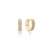 Billede af Mads Z "Rio" creoler 8 kt. guld m. zirkonia (small)