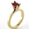 Billede af 1 Ring med oval fac. rubin 14 kt.