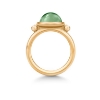 Billede af Julie Sandlau Prime Green Amethyst forgyldt sølv grøn krystal