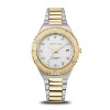Billede af Bering Classic dameur stål/gulddoublé hvid skive 36mm safirglas 10bar