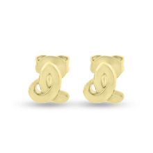 Billede af Ørestikker "Twirl" 8 karat guld 