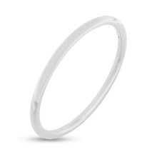 Billede af Armring 5,0 mm. oval tråd 14 kt. hvg.