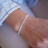 Billede af ENAMEL Copenhagen Caroline armbånd sølv (15,5 + 2cm)