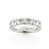 Billede af Alliancering speciel lavet med 5 brill. a 0,80 ct. tw/vs. 14 kt. hvg.