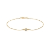 Billede af Mads Z "Rachel" armbånd 8 kt. guld m. cz (16-18 cm.)