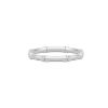 Billede af *Julie Sandlau ring Small Bamboo sølv rhodineret str. 48-60