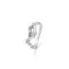 Billede af *Studio Z "Tangled" ring sølv m. cz (str. 54)