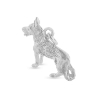 Billede af Vedhæng schæferhund (lg. 26 mm.) 925s