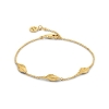 Billede af Spirit Icons Fall armbånd forgyldt sølv (17-19 cm)