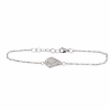 Billede af *Heiring Faggio Mini armbånd sølv rhodineret 16-18,5cm