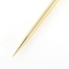 Billede af Cocktail pind guld, fattet med 4 brill. a 0,03 ct. 14 kt.