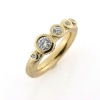 Billede af Ring fattet med 5 brill. 14 kt.