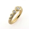 Billede af Ring fattet med 5 brill. 14 kt.
