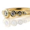 Billede af Ring fattet med 5 brill. 14 kt.