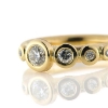 Billede af Ring fattet med 5 brill. 14 kt.