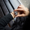 Billede af Certina DS Lady Diamond Action dameur stål, rosadouble, dato, 3x diamanter 0,0076ct.
