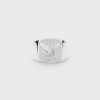 Billede af IX Studios Eagle Signet ring sølv (str 60)