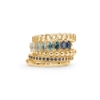 Billede af Mads Z 14 kt. ring "Poetry" m.ægte safirer fås i str 50, 52, 54, 56, 58 og 60