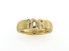 Billede af 1 ring, udsavet "IDA" brill. 0,03 w/vs. 14 kt. 