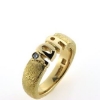 Billede af 1 ring, udsavet "IDA" brill. 0,03 w/vs. 14 kt. 