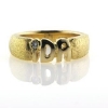 Billede af 1 ring, udsavet "IDA" brill. 0,03 w/vs. 14 kt. 