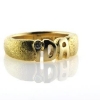 Billede af 1 ring, udsavet "IDA" brill. 0,03 w/vs. 14 kt. 