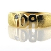 Billede af 1 ring, udsavet "IDA" brill. 0,03 w/vs. 14 kt. 